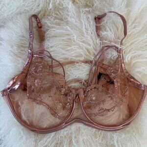 HONEY BIRDETTE ZOE Rose Gold Bra 38DD/E
